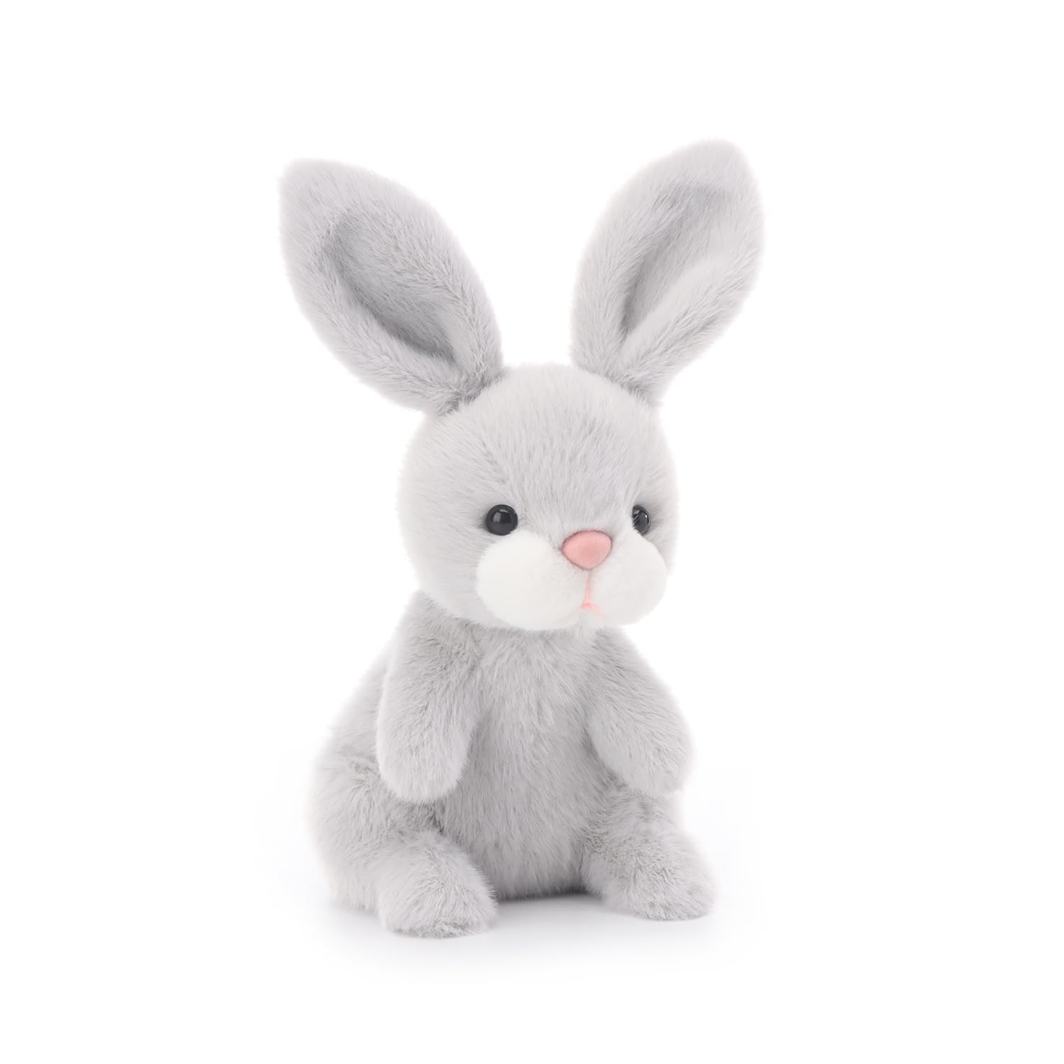 Apricot Lamb Empfindliches Hase Kaninchen Plüschtiere für Kinder, weiche niedliche Kuscheltier für Baby Mädchen und Jungen, Grau 16cm