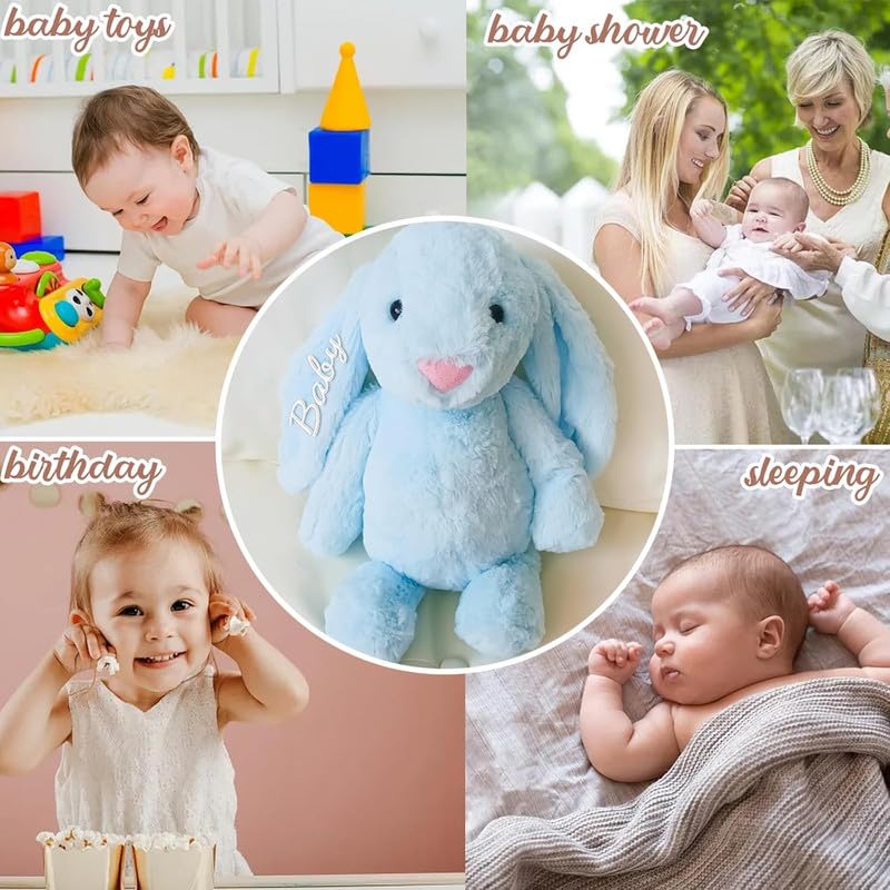 Kuscheltier Personalisiert Hase Kuscheltier mit Namen Bestickt personalisiertes kuscheltiere Hasen für Baby Geschenk personalisiert Bunny kuscheltiere Ostergeschenk für Kinder