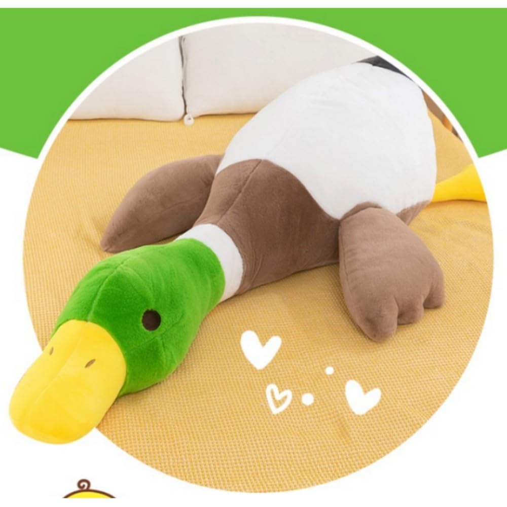 OUKEYI Stockente Plüsch, Ente Stofftiere, Stockente Plüsch, Ente Stofftiere, Stockente Baby Stuff Plüschtier (75 cm)
