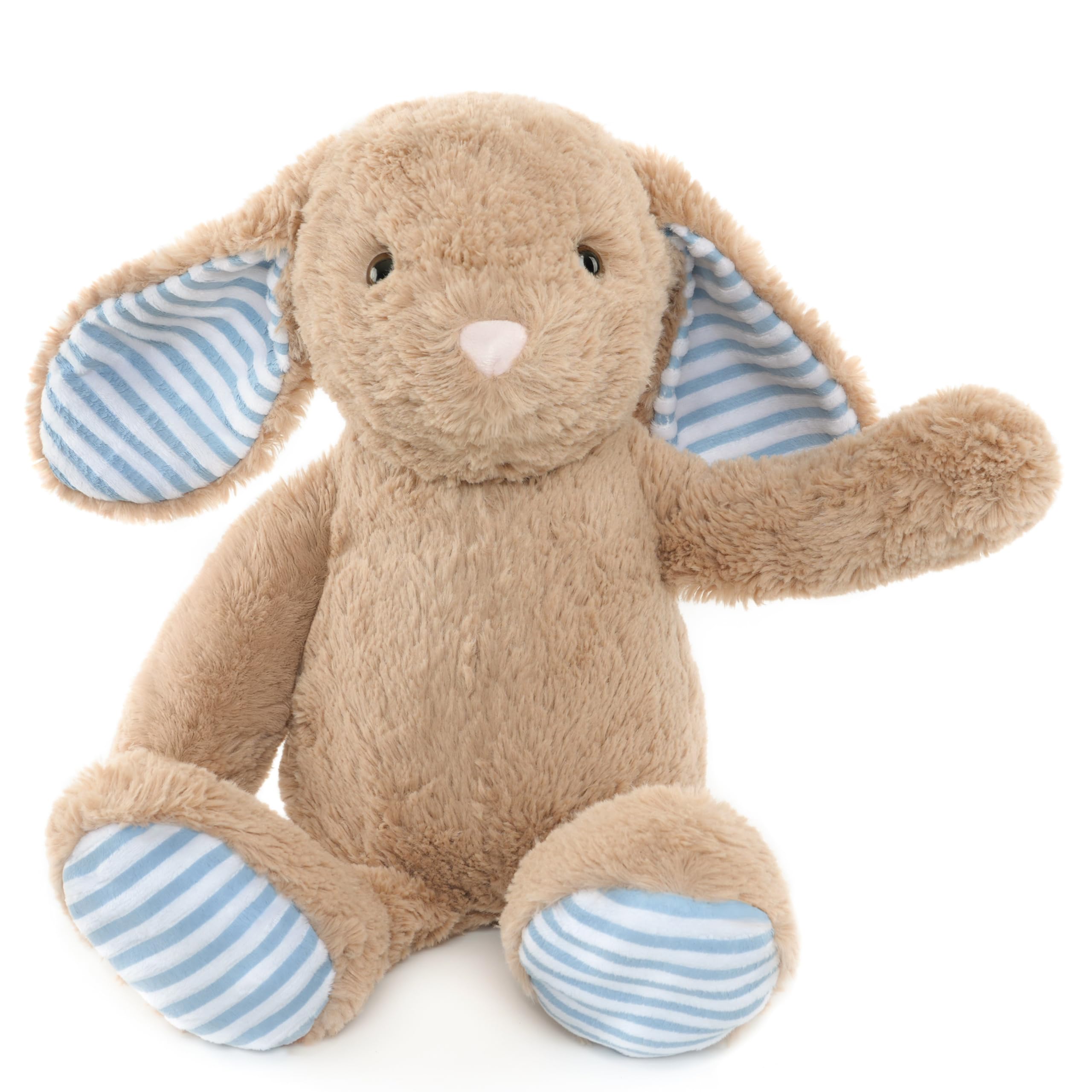 WEIGEDU Kuscheltier Hase Plüschtiere Stofftiere Tierspielzeug Spielzeug Plüsch-Widderkaninchen mit Langen Ohren, 45 cm - weiches Stofftier Geschenk für Baby & Kinder