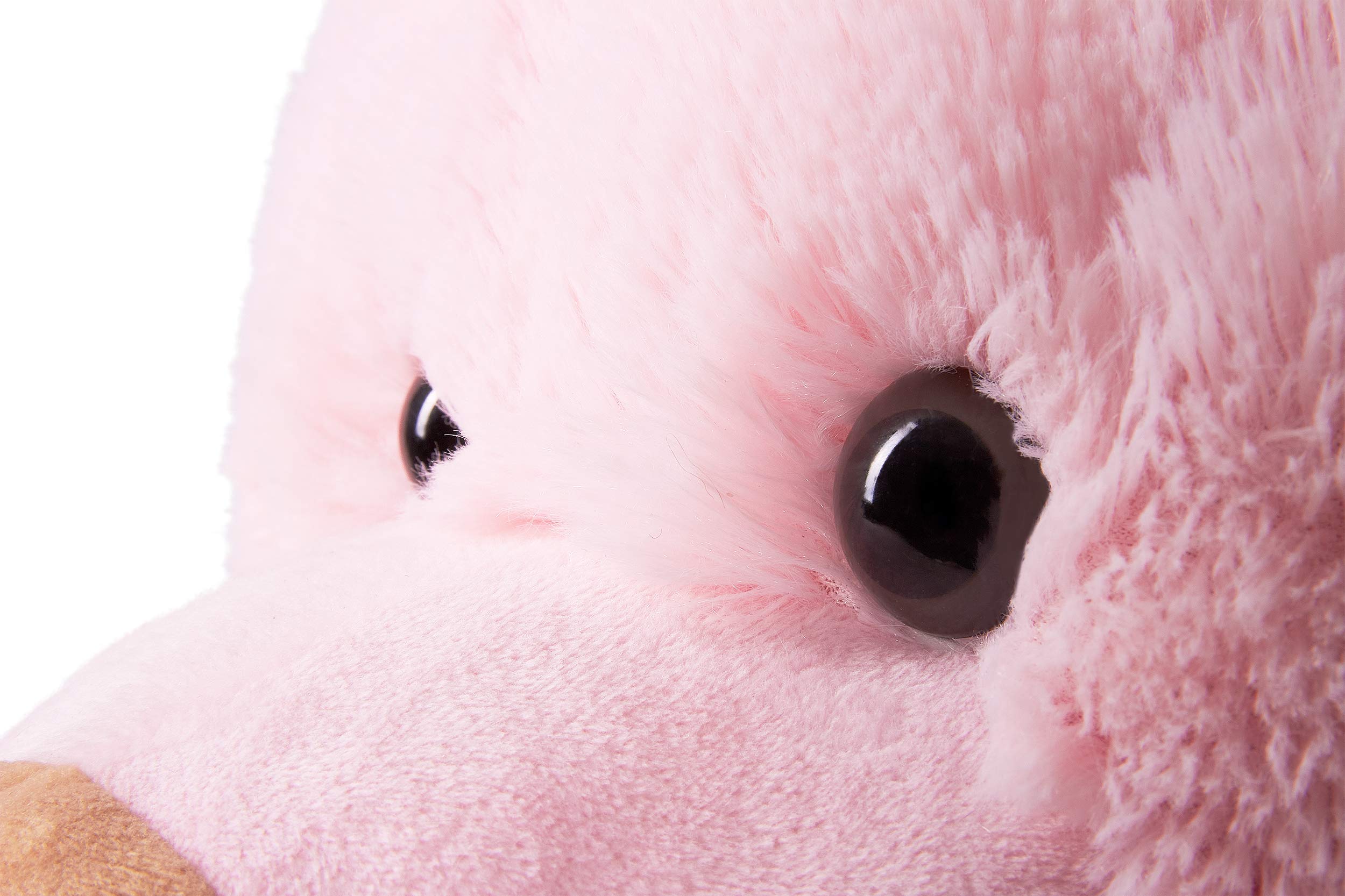 BRUBAKER XXL Teddybär 100 cm - Rosa - Stofftier Plüschtier Kuscheltier