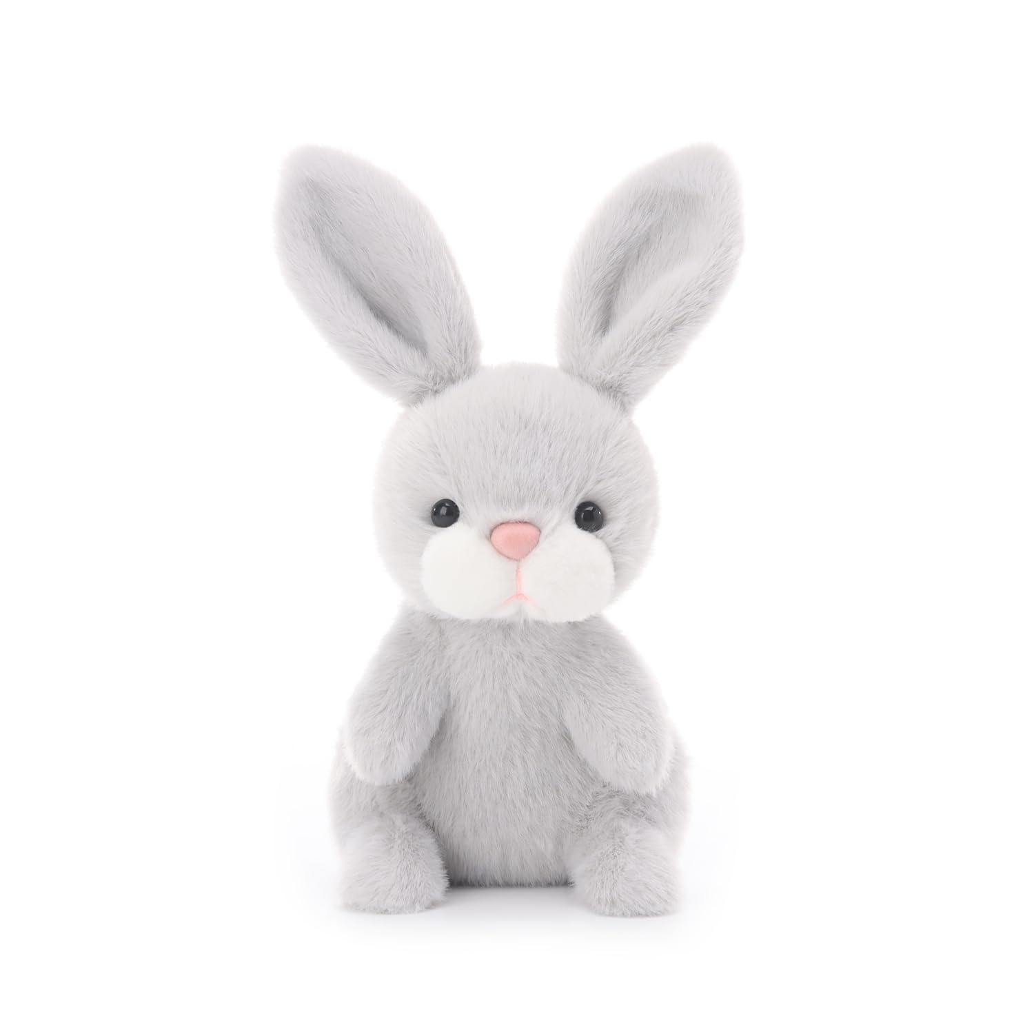 Apricot Lamb Empfindliches Hase Kaninchen Plüschtiere für Kinder, weiche niedliche Kuscheltier für Baby Mädchen und Jungen, Grau 16cm