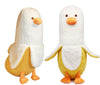 Cute Banana Duck Plush Toy Funny Plushies Banana Duck Stuffed Animal,Banana Duck Plush Pillow,Funny Hugging Pillow Sleeping Cushion Soft Gifts for Boys Girls Birthday Christmas (white, 90cm(35.4"))