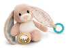 Activity Kuscheltier Hase Fjella 23cm - rosa - Plüschtier für Babys und Kleinkinder zum Greifen, Knuddeln, Entdecken und Einschlafen | 61887